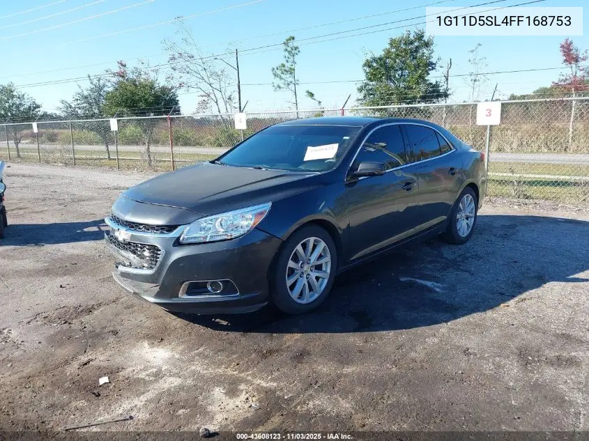 1G11D5SL4FF168753 2015 Chevrolet Malibu 2Lt