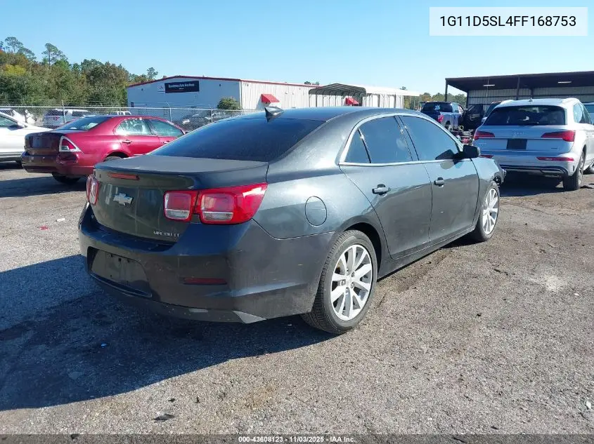 1G11D5SL4FF168753 2015 Chevrolet Malibu 2Lt