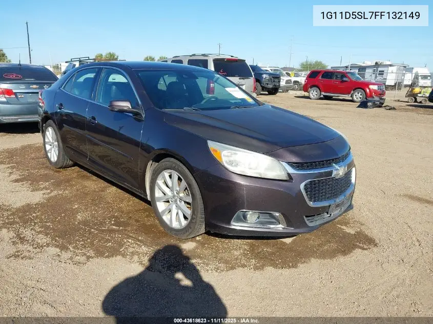 1G11D5SL7FF132149 2015 Chevrolet Malibu 2Lt