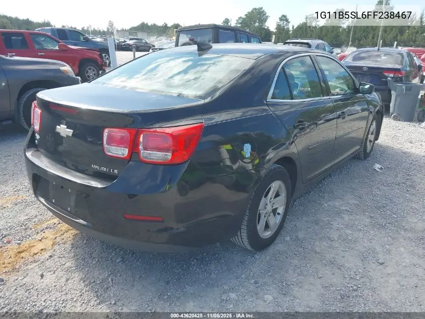 1G11B5SL6FF238467 2015 Chevrolet Malibu Ls