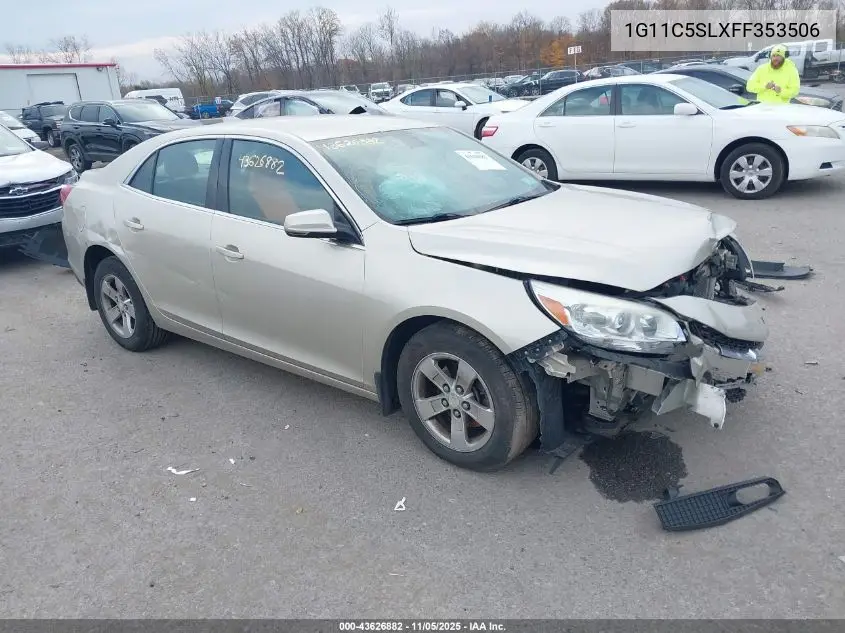 1G11C5SLXFF353506 2015 Chevrolet Malibu 1Lt