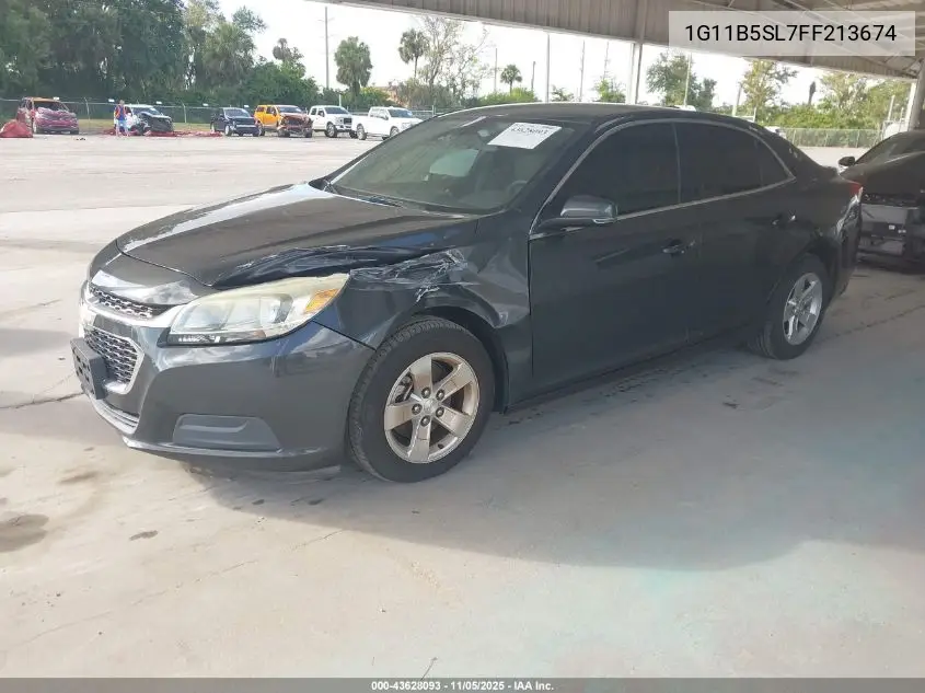 1G11B5SL7FF213674 2015 Chevrolet Malibu Ls