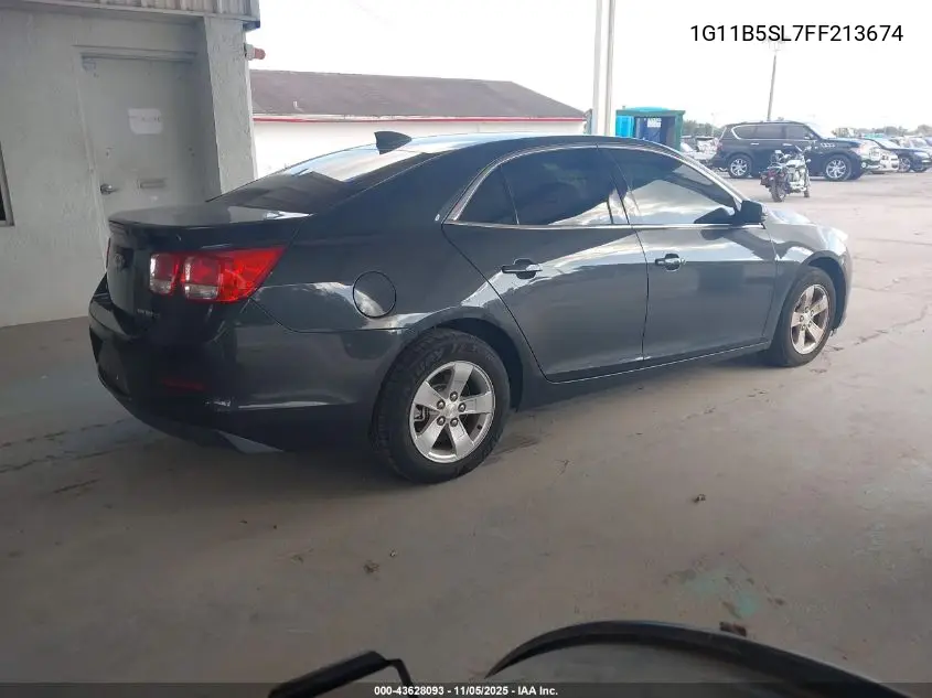 1G11B5SL7FF213674 2015 Chevrolet Malibu Ls