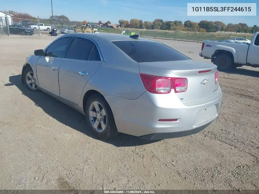 1G11B5SL3FF244615 2015 Chevrolet Malibu Ls