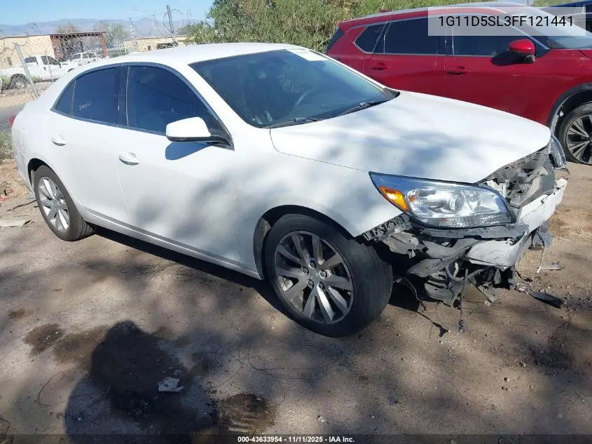 1G11D5SL3FF121441 2015 Chevrolet Malibu 2Lt