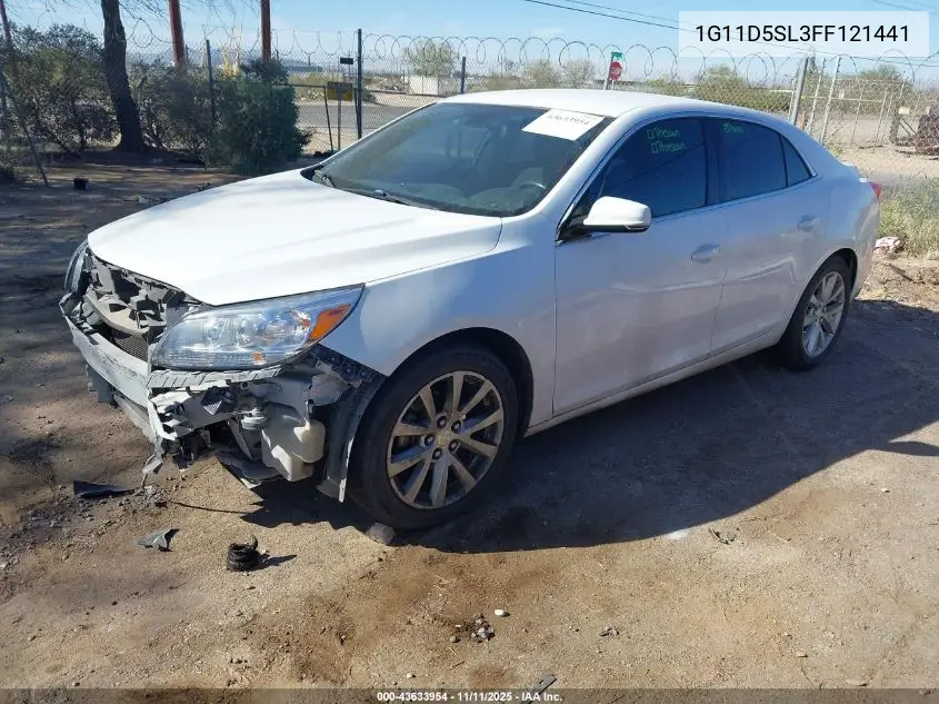1G11D5SL3FF121441 2015 Chevrolet Malibu 2Lt