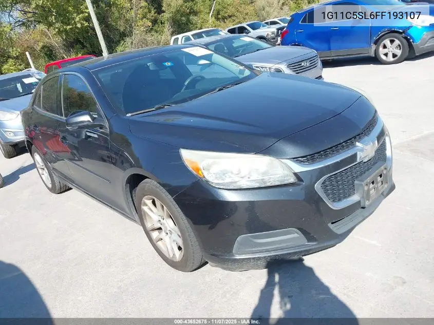 1G11C5SL6FF193107 2015 Chevrolet Malibu 1Lt