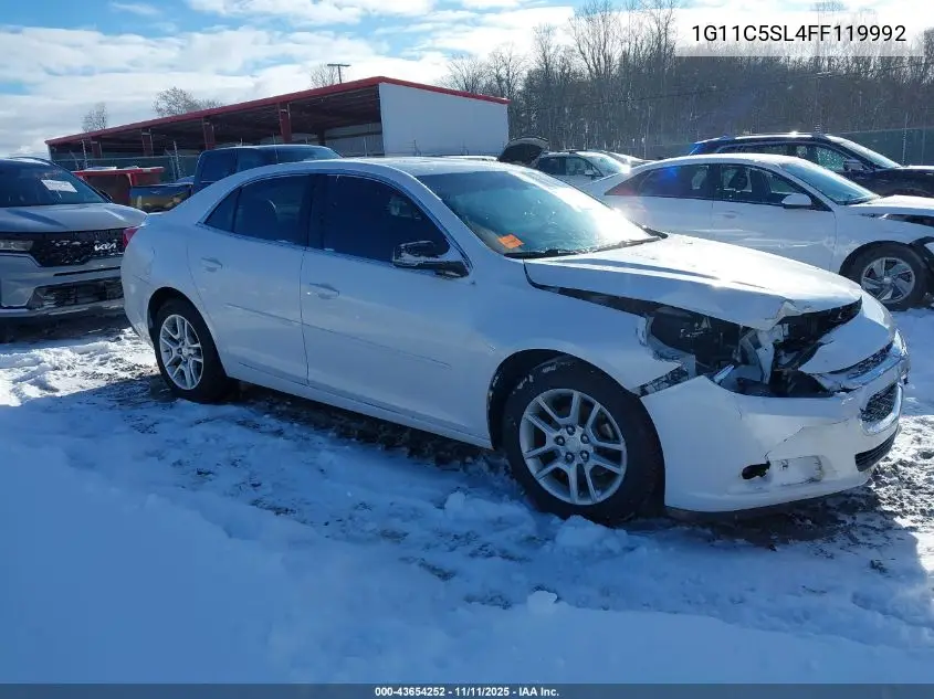 1G11C5SL4FF119992 2015 Chevrolet Malibu 1Lt