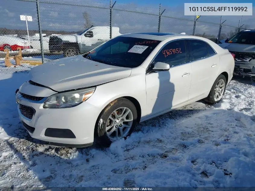 1G11C5SL4FF119992 2015 Chevrolet Malibu 1Lt