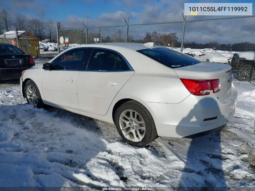 1G11C5SL4FF119992 2015 Chevrolet Malibu 1Lt