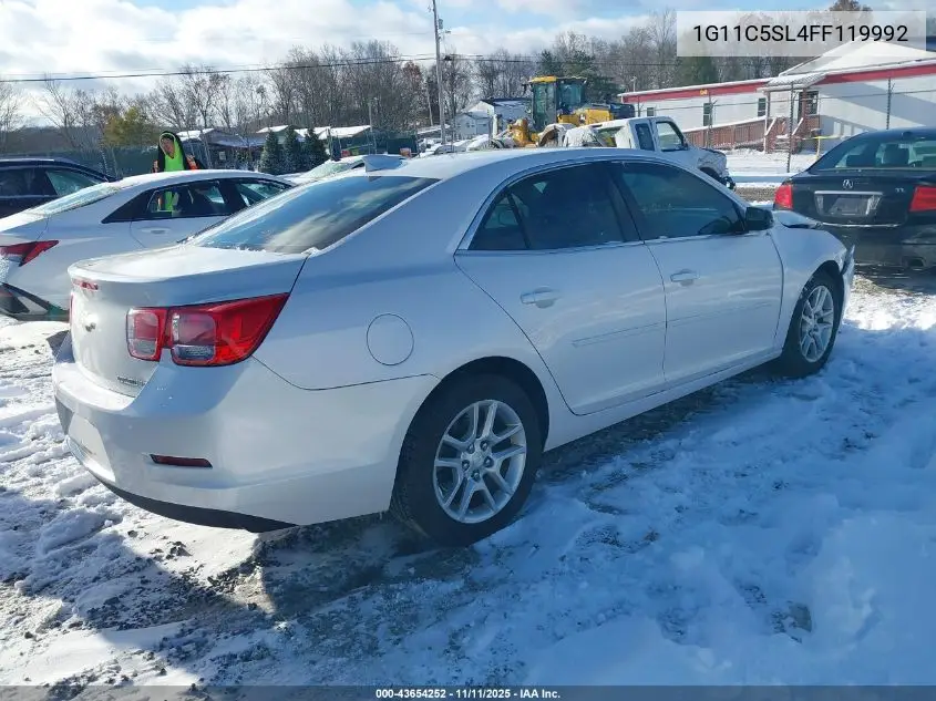 1G11C5SL4FF119992 2015 Chevrolet Malibu 1Lt
