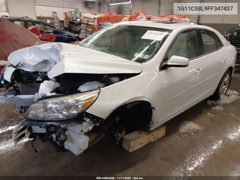 1G11C5SL9FF347437 2015 Chevrolet Malibu 1Lt