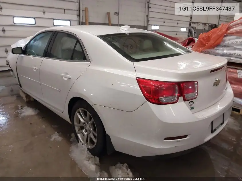 1G11C5SL9FF347437 2015 Chevrolet Malibu 1Lt