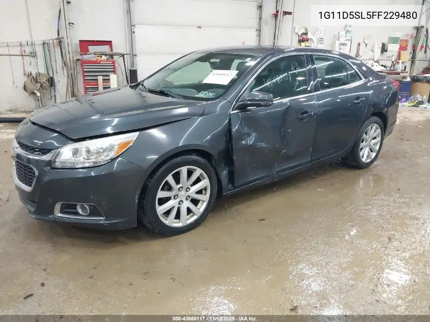 1G11D5SL5FF229480 2015 Chevrolet Malibu 2Lt