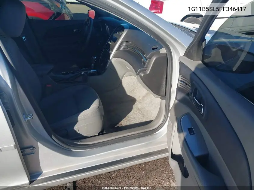 1G11B5SL5FF346417 2015 Chevrolet Malibu Ls