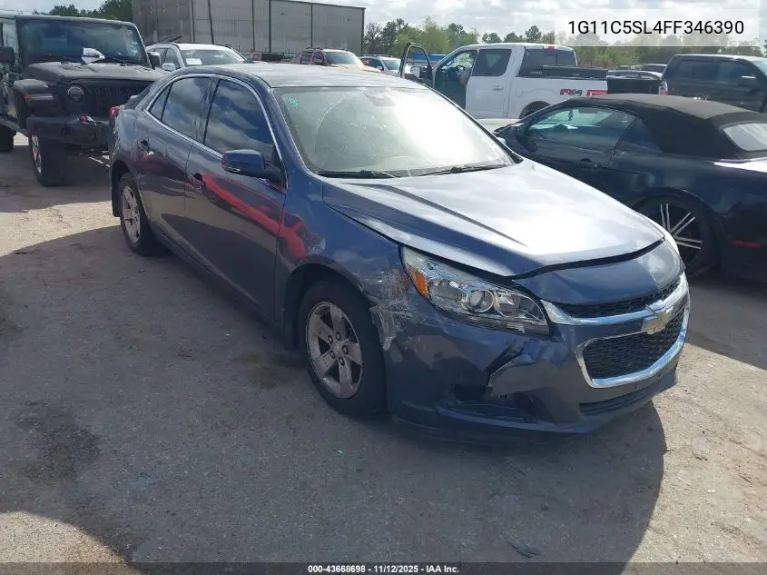 1G11C5SL4FF346390 2015 Chevrolet Malibu 1Lt