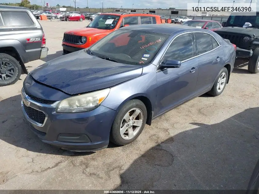 1G11C5SL4FF346390 2015 Chevrolet Malibu 1Lt