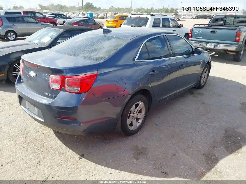 1G11C5SL4FF346390 2015 Chevrolet Malibu 1Lt