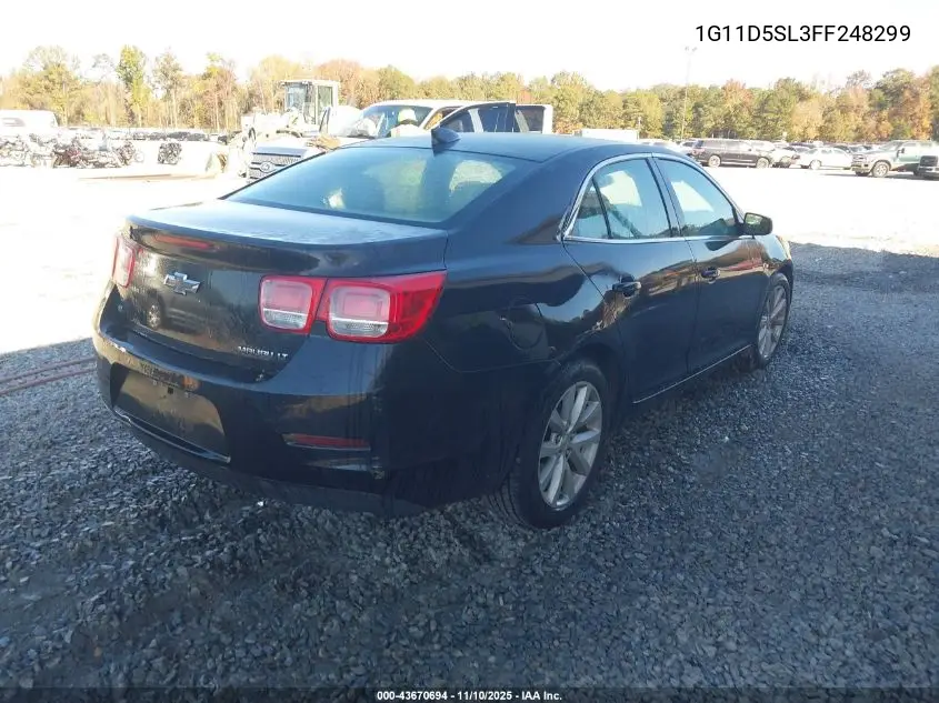 1G11D5SL3FF248299 2015 Chevrolet Malibu 2Lt