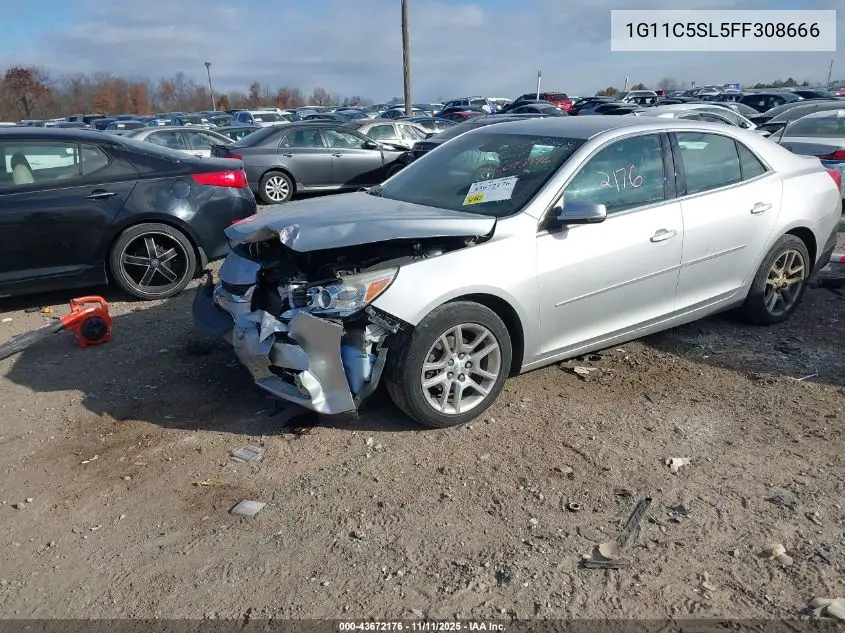 1G11C5SL5FF308666 2015 Chevrolet Malibu 1Lt