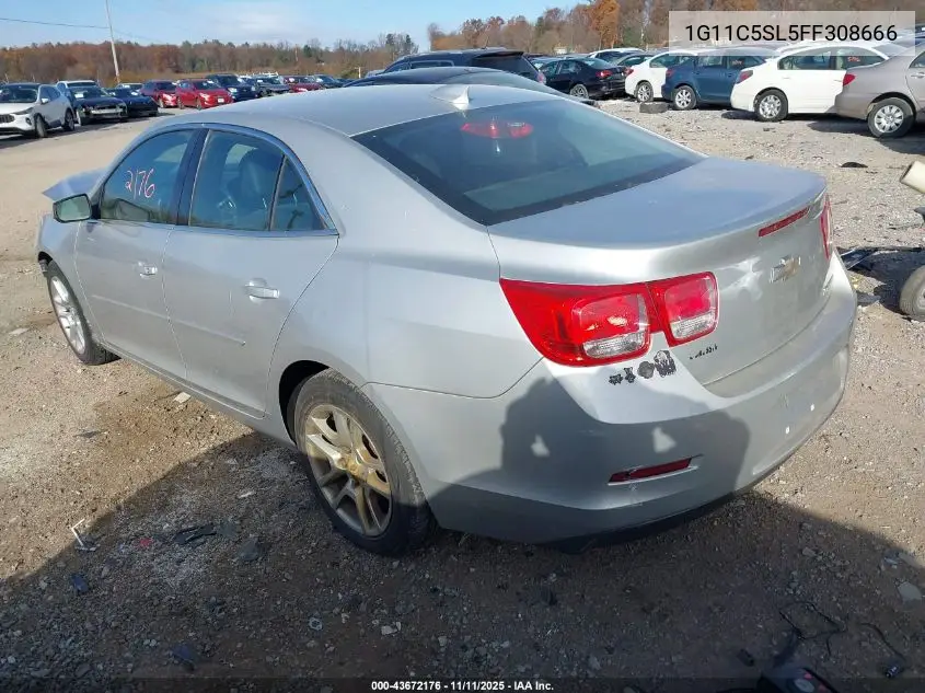 1G11C5SL5FF308666 2015 Chevrolet Malibu 1Lt