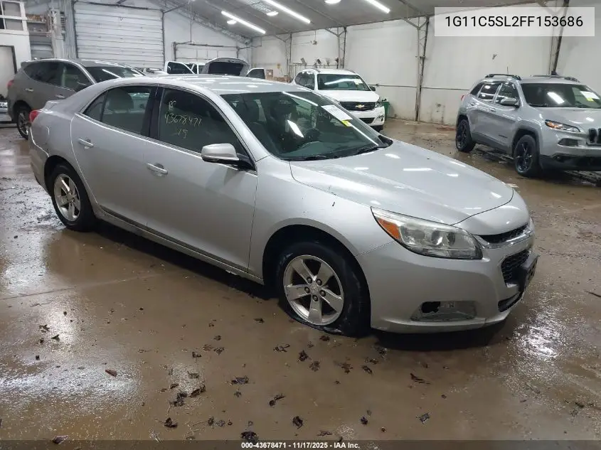 1G11C5SL2FF153686 2015 Chevrolet Malibu 1Lt
