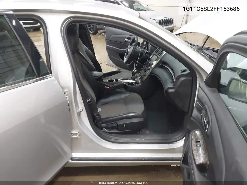 1G11C5SL2FF153686 2015 Chevrolet Malibu 1Lt