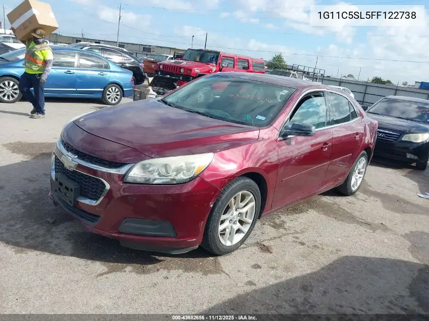 1G11C5SL5FF122738 2015 Chevrolet Malibu 1Lt