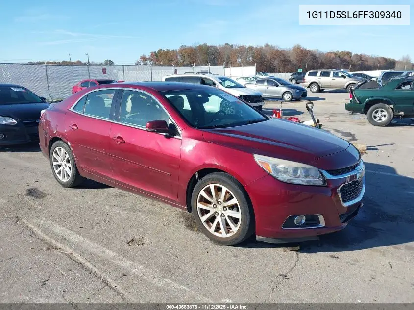 1G11D5SL6FF309340 2015 Chevrolet Malibu 2Lt