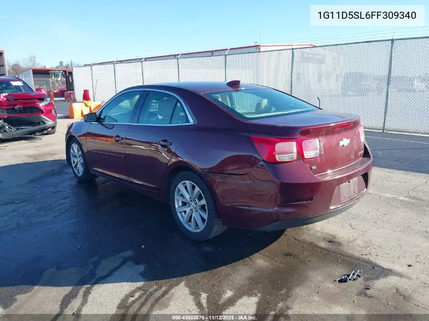 1G11D5SL6FF309340 2015 Chevrolet Malibu 2Lt