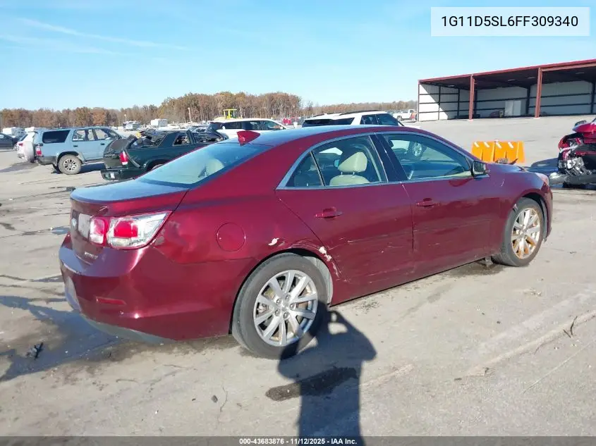 1G11D5SL6FF309340 2015 Chevrolet Malibu 2Lt