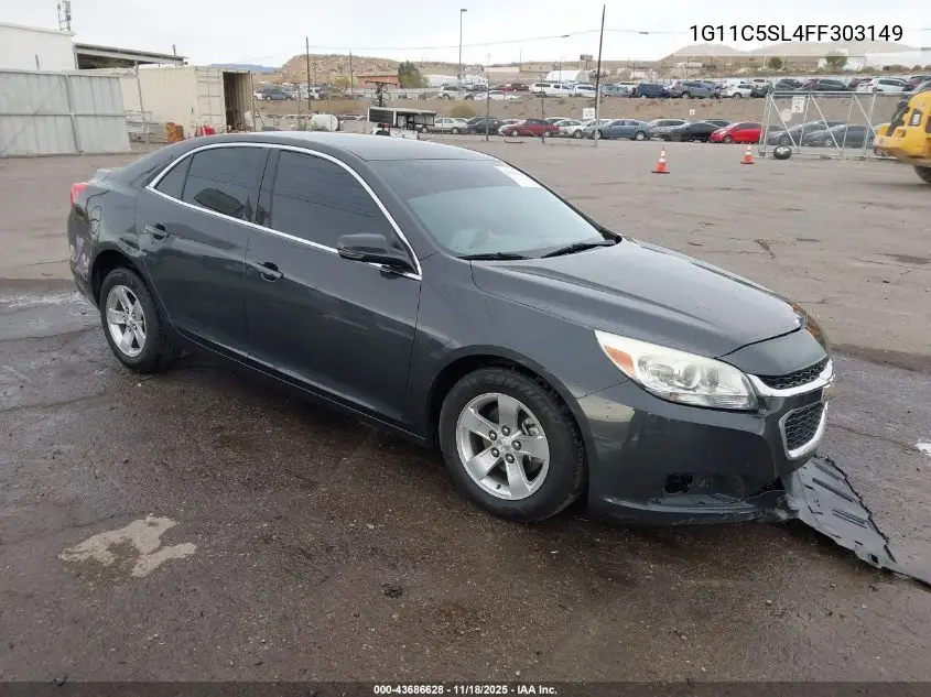 1G11C5SL4FF303149 2015 Chevrolet Malibu 1Lt