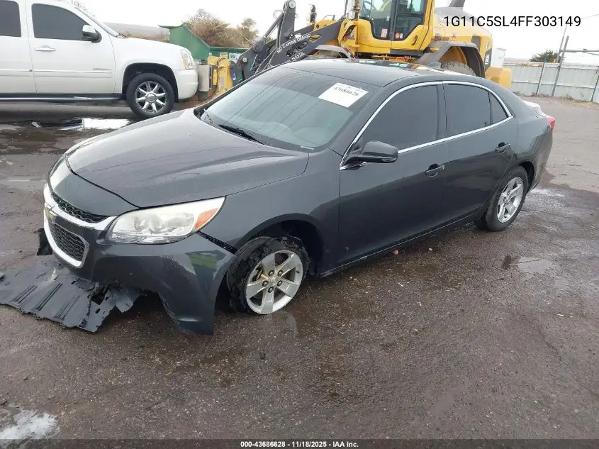 1G11C5SL4FF303149 2015 Chevrolet Malibu 1Lt