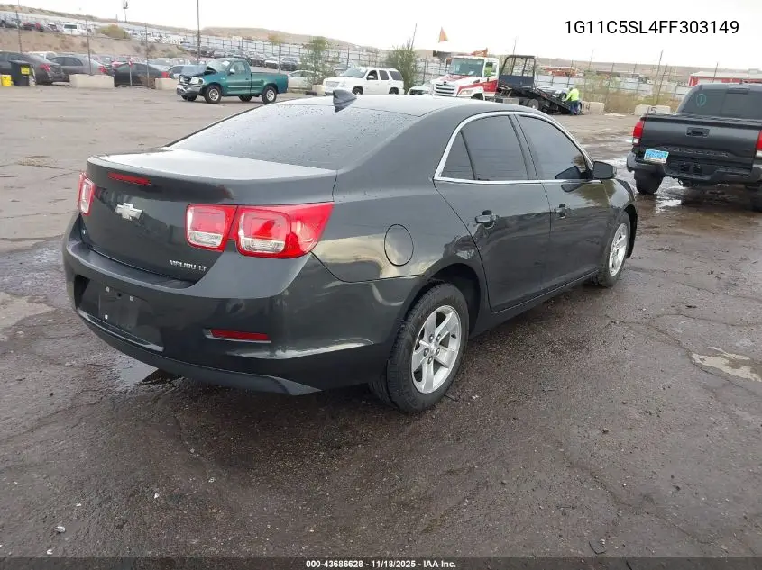 1G11C5SL4FF303149 2015 Chevrolet Malibu 1Lt