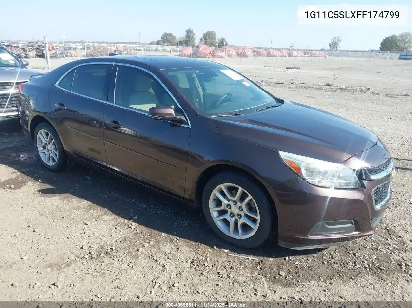1G11C5SLXFF174799 2015 Chevrolet Malibu 1Lt