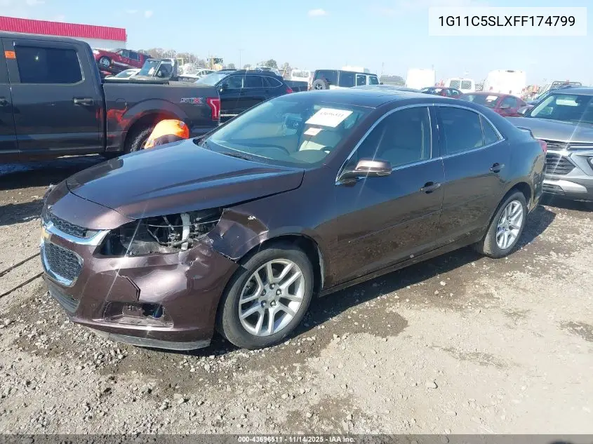 1G11C5SLXFF174799 2015 Chevrolet Malibu 1Lt