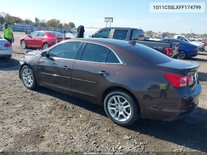 1G11C5SLXFF174799 2015 Chevrolet Malibu 1Lt
