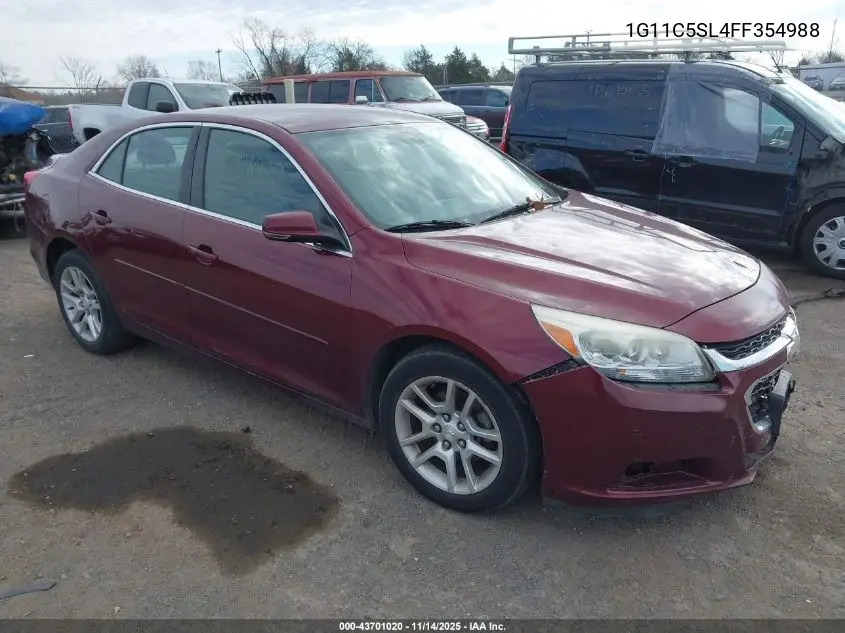 1G11C5SL4FF354988 2015 Chevrolet Malibu 1Lt
