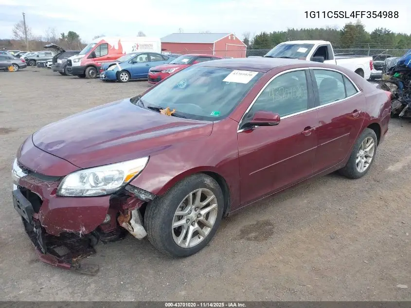 1G11C5SL4FF354988 2015 Chevrolet Malibu 1Lt