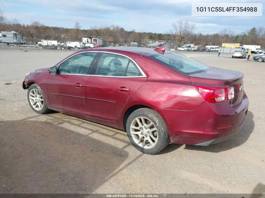 1G11C5SL4FF354988 2015 Chevrolet Malibu 1Lt