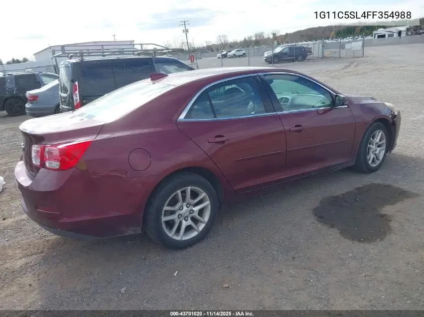 1G11C5SL4FF354988 2015 Chevrolet Malibu 1Lt