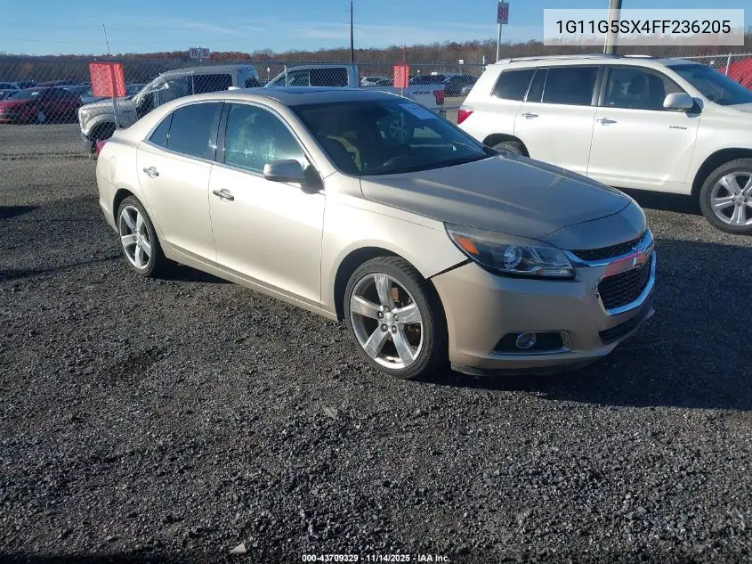1G11G5SX4FF236205 2015 Chevrolet Malibu 2Lz