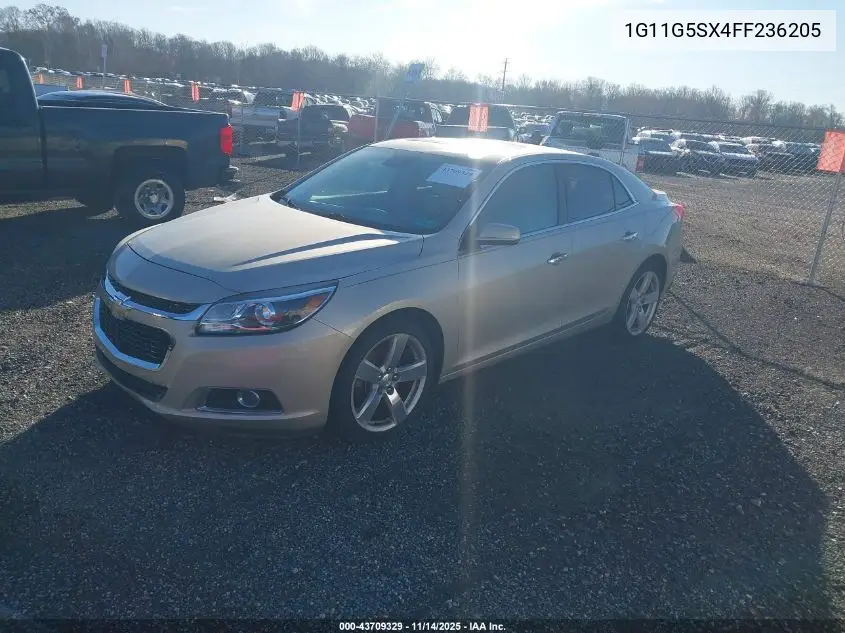 1G11G5SX4FF236205 2015 Chevrolet Malibu 2Lz