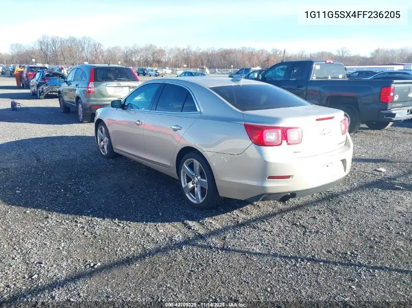 1G11G5SX4FF236205 2015 Chevrolet Malibu 2Lz