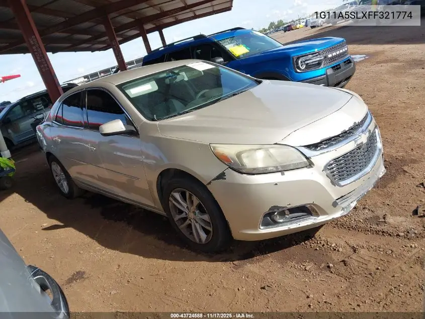 1G11A5SLXFF321774 2015 Chevrolet Malibu 1Fl