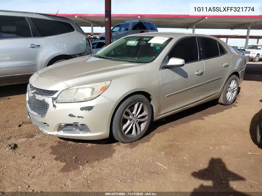 1G11A5SLXFF321774 2015 Chevrolet Malibu 1Fl