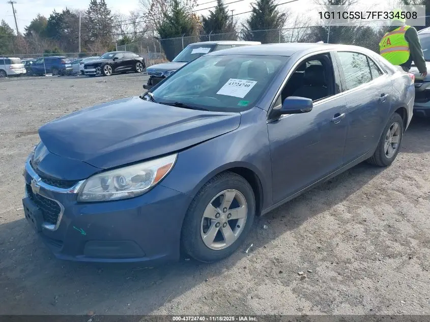 1G11C5SL7FF334508 2015 Chevrolet Malibu 1Lt