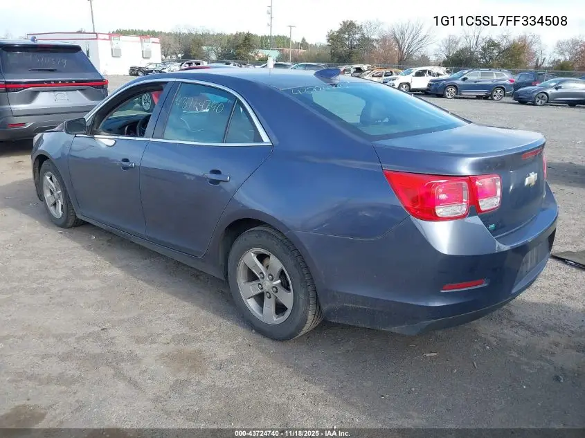 1G11C5SL7FF334508 2015 Chevrolet Malibu 1Lt