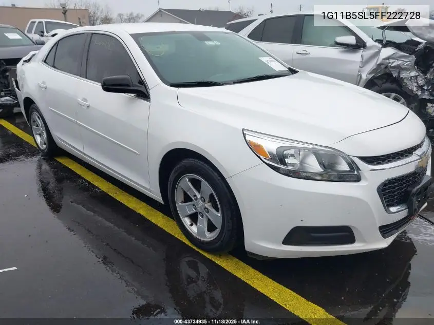 1G11B5SL5FF222728 2015 Chevrolet Malibu Ls