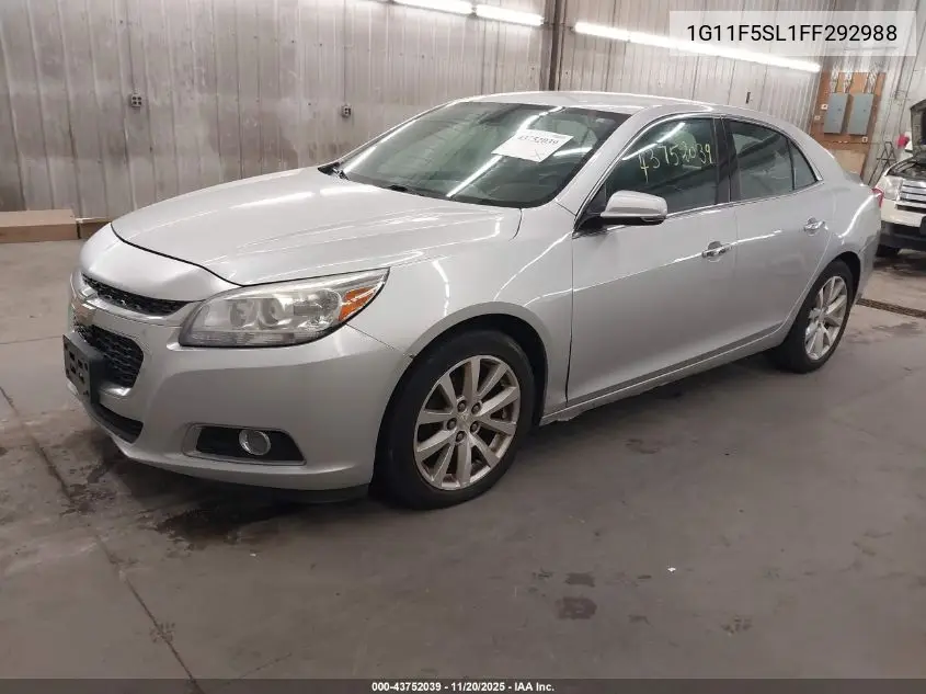 1G11F5SL1FF292988 2015 Chevrolet Malibu 1Lz